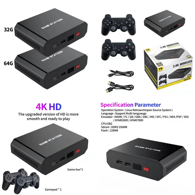 Gaming Accessories Console - Konsola do gier wideo M8plus HD,