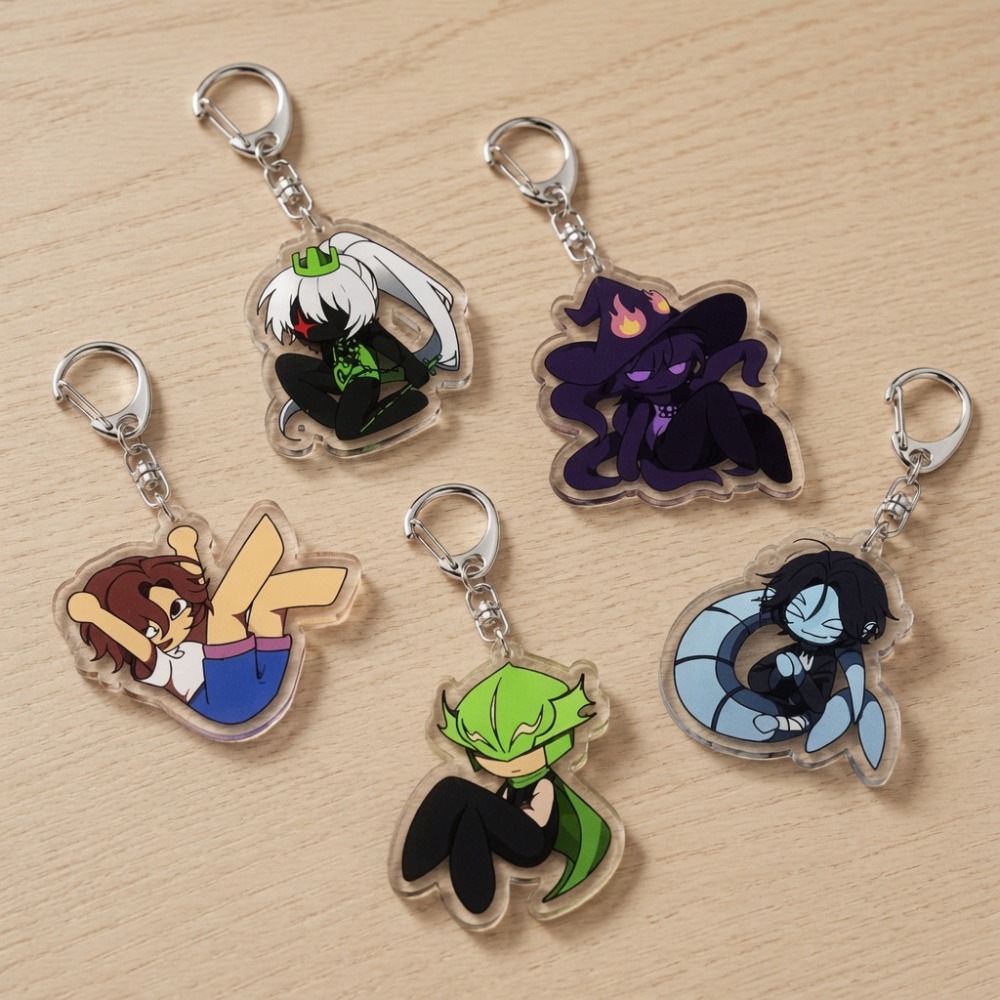 Gaming Accessories Bag - Urocze kreskówkowe breloczki chibi, akcesoria, zawieszki