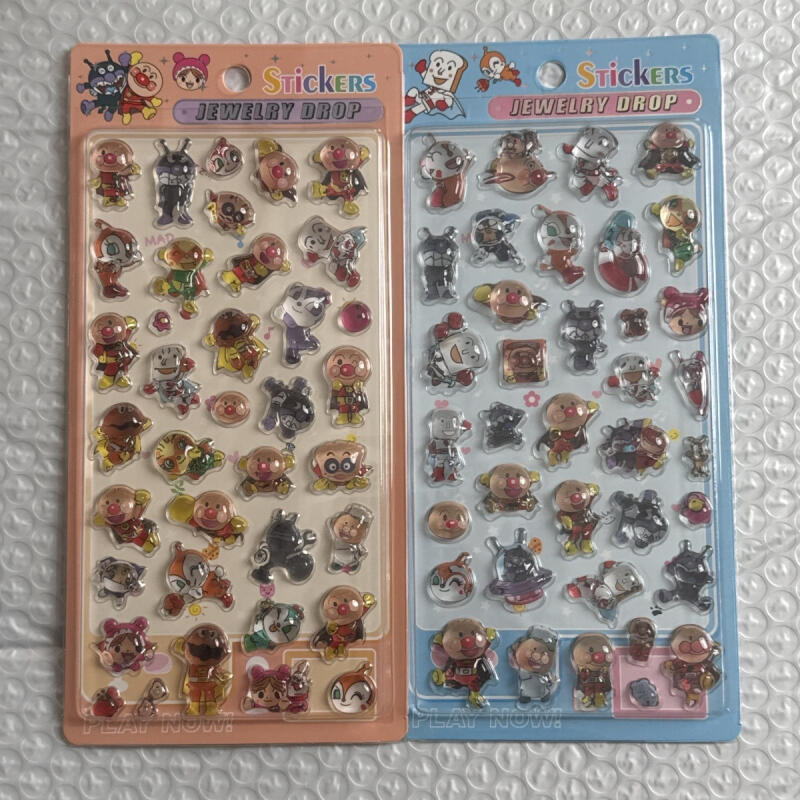 Gaming Accessories Anime - Urocza naklejka 3D Anpanman, kreatywna naklejka