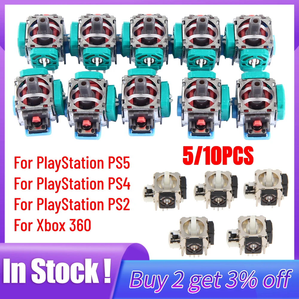 10/5 szt. Analogowy dżojstik 3 – Gaming Accessories Playstation recenzja i cena