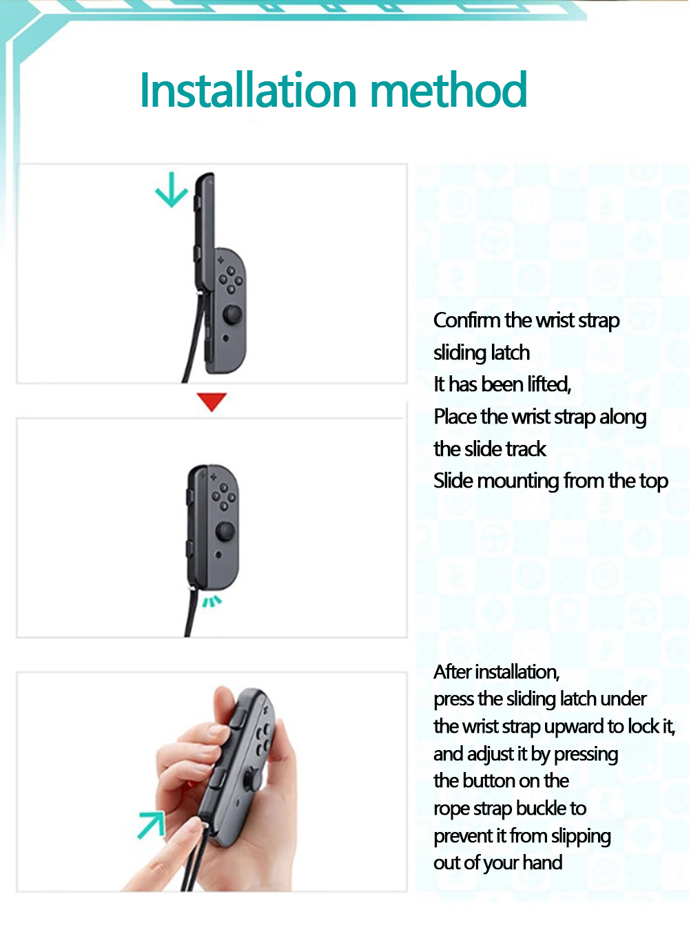 1 para pasków na nadgarstek (l – Gaming Accessories Joystick recenzja i cena